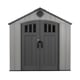 Lifetime 15x8 Plastic Shed Front Window View