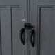 Lifetime 20x8 Plastic Shed Door Handle Closeup