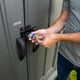 Lifetime 20x8 Plastic Shed Door Lock Install