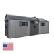 Lifetime 20x8 Plastic Shed Front View