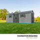 Lifetime 20x8 Plastic Shed Garden Angle View