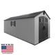 Lifetime 8x20 Plastic Shed Front View