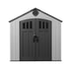 Lifetime 8x20 Plastic Shed Front Window View