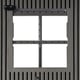 Lifetime 7x14 Plastic Shed Door Vent Detail