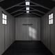 Lifetime 7x14 Plastic Shed Interior Doors View