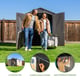 Lifetime 7x14 Plastic Shed Lifestyle Setting