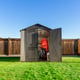 Lifetime 7x14 Plastic Shed Open Doors Storage