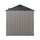 Lifetime 9.5x7 Plastic Shed Side Profile View