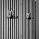 Lifetime 14x7 Side Entry Plastic Shed Door Lock Detail
