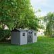 Lifetime 14x7 Side Entry Plastic Shed Garden Front View