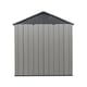 Lifetime 16.5x7 Side Entry Plastic Shed Gable End Render