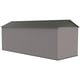 Lifetime 18.5x7 Side Entry Plastic Shed Side Profile View