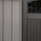 Lifetime 18.5x7 Side Entry Plastic Shed Side Window Detail