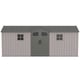 Lifetime 18.5x7 Side Entry Plastic Shed Front Doors Render