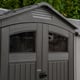 Lifetime 18.5x7 Side Entry Plastic Shed Front Doors View
