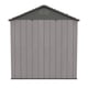 Lifetime 18.5x7 Side Entry Plastic Shed Gable End Render