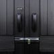 Lifetime 7x7 Plastic Shed with Windows Door Handles Detail