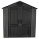 Lifetime 7x7 Plastic Shed with Windows Front Doors Render