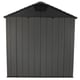 Lifetime 7x7 Plastic Shed with Windows Front Elevation