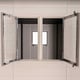 Lifetime 11x11 Plastic Shed Doors Open Wide