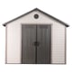 Lifetime 11x11 Plastic Shed Front Doors Detail