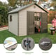 Lifetime 11x11 Plastic Shed Garden Feature Icons