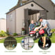 Lifetime 11x11 Plastic Shed Garden Lifestyle Family
