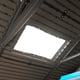 Lifetime 11x11 Plastic Shed Interior Roof Peak