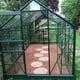 6x12 Green Vitavia Venus Greenhouse in Toughened Glass