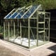6x8 Elite High Eave in Olive Powder Coat