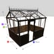 7x10 Janssens Helios Retro Greenhouse Central Doors