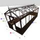 7x20 Janssens Helios Retro Greenhouse Black