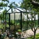 7x7 Black Janssens Mur Dwarf Wall Greenhouse