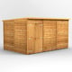 Power 12x8 Overlap Pent Shed No Windows DD