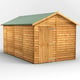 Power 14x8 Overlap Apex Shed No Windows Single Door