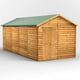 Power 18x8 Overlap Apex Shed No Windows Single Door