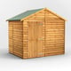 Power 6x8 Overlap Apex Shed No Windows Single Door