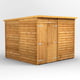 Power 8x8 Overlap Pent Shed No Windows DD