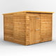 Power 8x8 Overlap Pent Shed No Windows SD