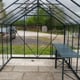8x14 Vitavia Phoenix Green Greenhouse Toughened Glazing Interior