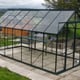 8x14 Vitavia Phoenix Green Greenhouse Toughened Glazing with Staging