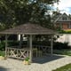 Palmako Betty 3x3m Wooden Pavillion in Grey Dip