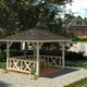 Palmako Betty 3x3m Wooden Pavillion in White Dip