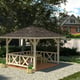 Palmako Betty 3x3m Wooden Pavillion Natural