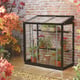 2x3 Access-Harlow Aluminium Mini Lean to Greenhouse in Black