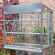 2x3 Access Lean To Greenhouse Toughened Glass with Glass Back