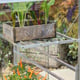 2x3 Access Lean To Greenhouse with Toughened Glass Lower Shelving