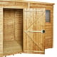Power Overlap Shed Single Door