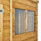 Power Overlap Shed Toughened Glass