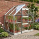 elite 6ft apex lean to greenhouse silver